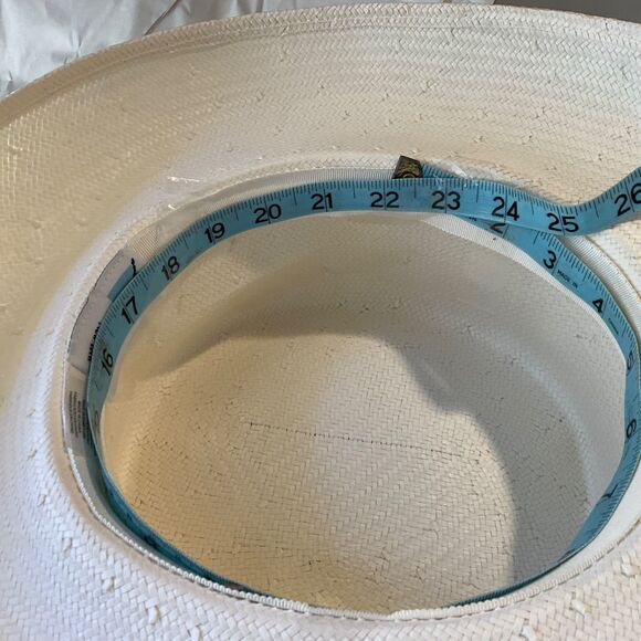 Betmar N Y Women's Church Derby Hat paper Tulle 3-D flower about 22” IC - Picture 11 of 11